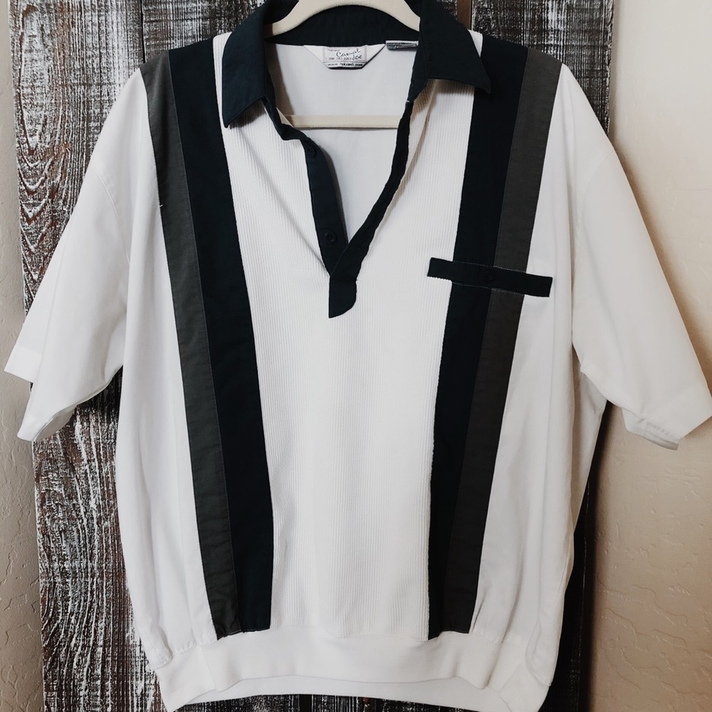 Vintage Casual Joe Striped Polo